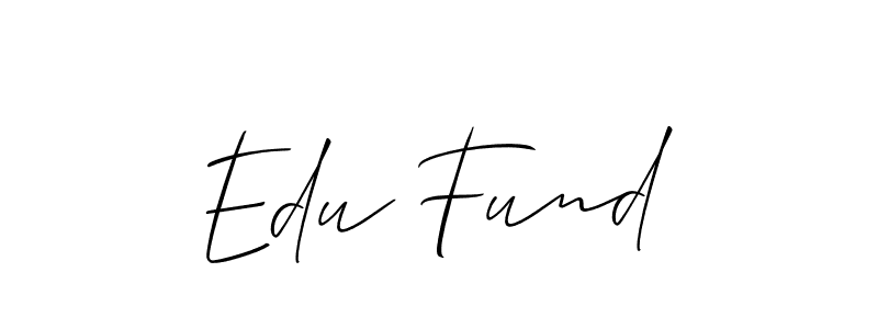 This is the best signature style for the Edu Fund name. Also you like these signature font (Allison_Script). Mix name signature. Edu Fund signature style 2 images and pictures png