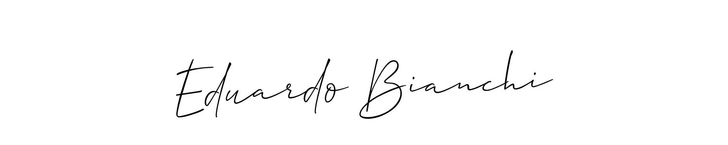 Design your own signature with our free online signature maker. With this signature software, you can create a handwritten (Allison_Script) signature for name Eduardo Bianchi. Eduardo Bianchi signature style 2 images and pictures png