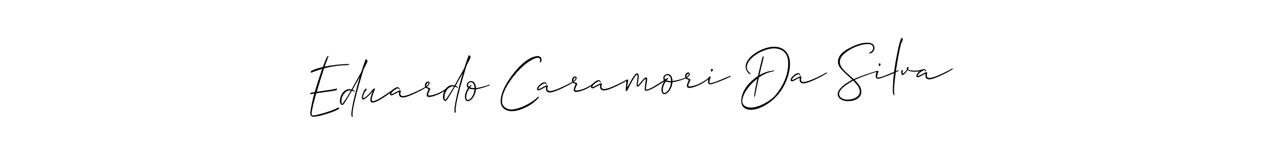 Check out images of Autograph of Eduardo Caramori Da Silva name. Actor Eduardo Caramori Da Silva Signature Style. Allison_Script is a professional sign style online. Eduardo Caramori Da Silva signature style 2 images and pictures png