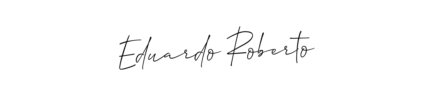 Best and Professional Signature Style for Eduardo Roberto. Allison_Script Best Signature Style Collection. Eduardo Roberto signature style 2 images and pictures png