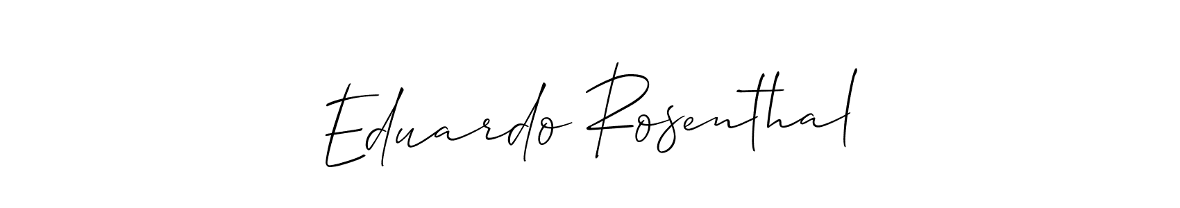 Design your own signature with our free online signature maker. With this signature software, you can create a handwritten (Allison_Script) signature for name Eduardo Rosenthal. Eduardo Rosenthal signature style 2 images and pictures png