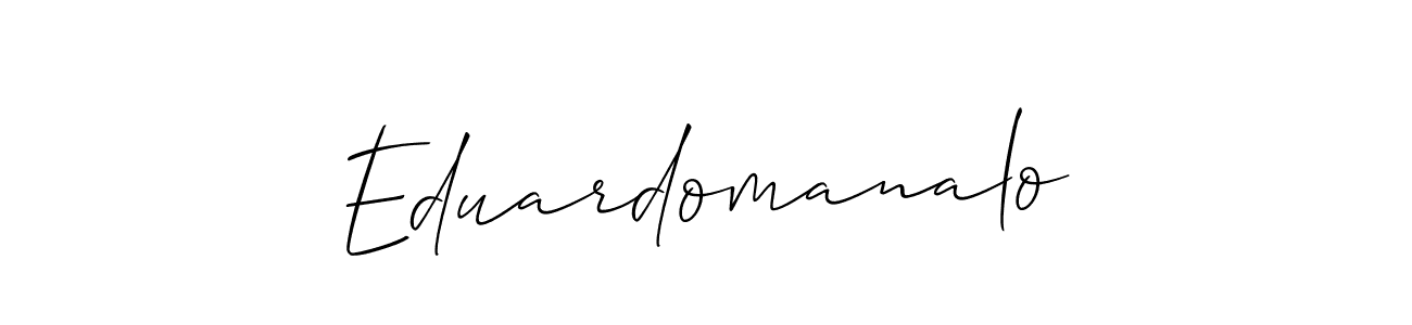 This is the best signature style for the Eduardomanalo name. Also you like these signature font (Allison_Script). Mix name signature. Eduardomanalo signature style 2 images and pictures png