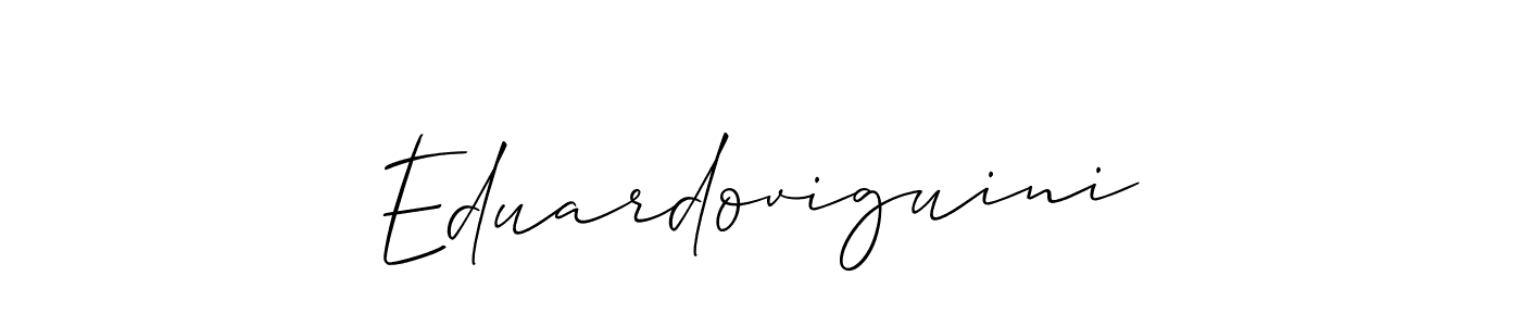 Create a beautiful signature design for name Eduardoviguini. With this signature (Allison_Script) fonts, you can make a handwritten signature for free. Eduardoviguini signature style 2 images and pictures png