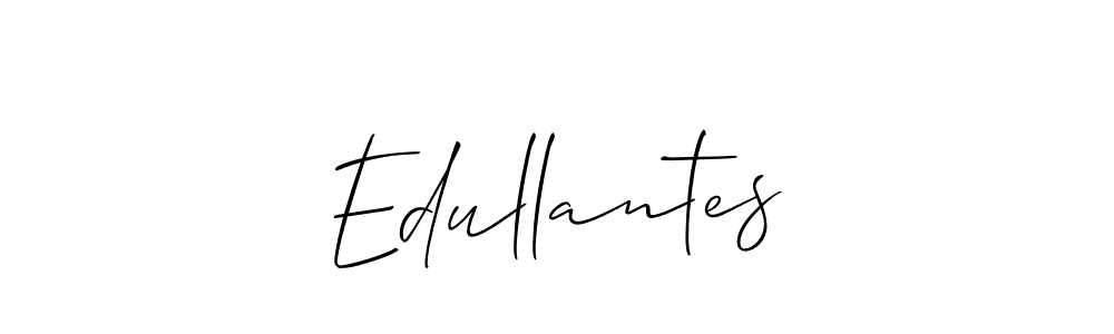 It looks lik you need a new signature style for name Edullantes. Design unique handwritten (Allison_Script) signature with our free signature maker in just a few clicks. Edullantes signature style 2 images and pictures png