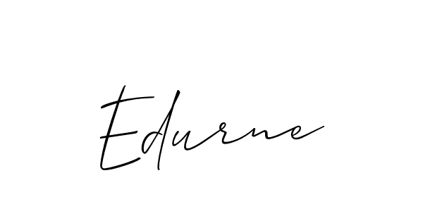 Make a short Edurne signature style. Manage your documents anywhere anytime using Allison_Script. Create and add eSignatures, submit forms, share and send files easily. Edurne signature style 2 images and pictures png