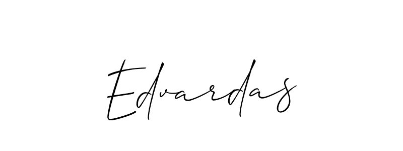 How to Draw Edvardas signature style? Allison_Script is a latest design signature styles for name Edvardas. Edvardas signature style 2 images and pictures png