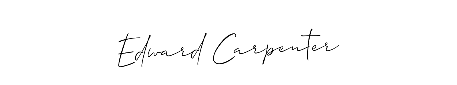 Similarly Allison_Script is the best handwritten signature design. Signature creator online .You can use it as an online autograph creator for name Edward Carpenter. Edward Carpenter signature style 2 images and pictures png