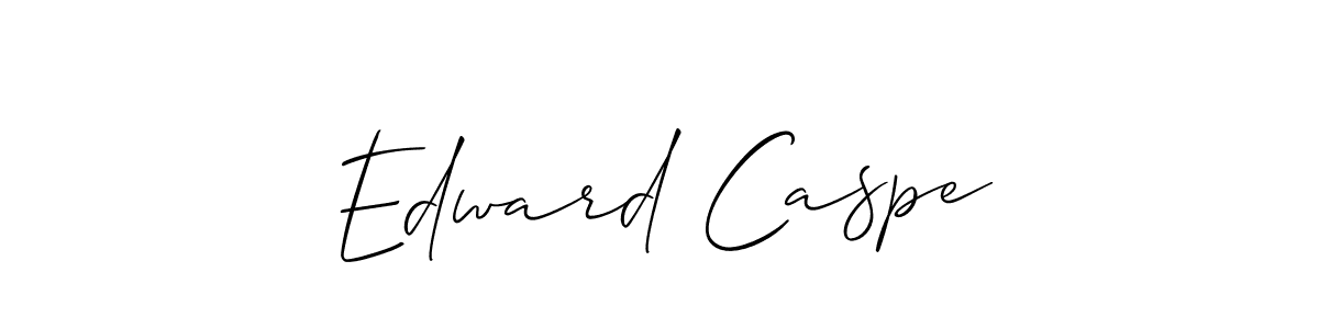 You should practise on your own different ways (Allison_Script) to write your name (Edward Caspe) in signature. don't let someone else do it for you. Edward Caspe signature style 2 images and pictures png