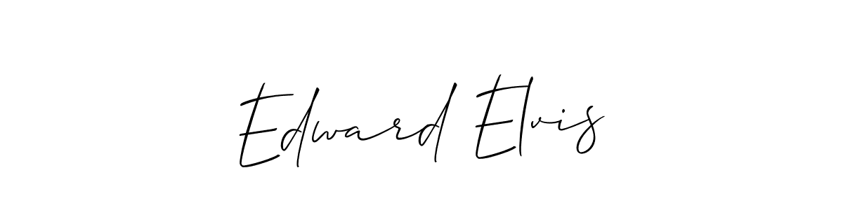 This is the best signature style for the Edward Elvis name. Also you like these signature font (Allison_Script). Mix name signature. Edward Elvis signature style 2 images and pictures png