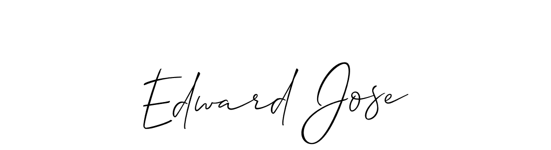 Allison_Script is a professional signature style that is perfect for those who want to add a touch of class to their signature. It is also a great choice for those who want to make their signature more unique. Get Edward Jose name to fancy signature for free. Edward Jose signature style 2 images and pictures png