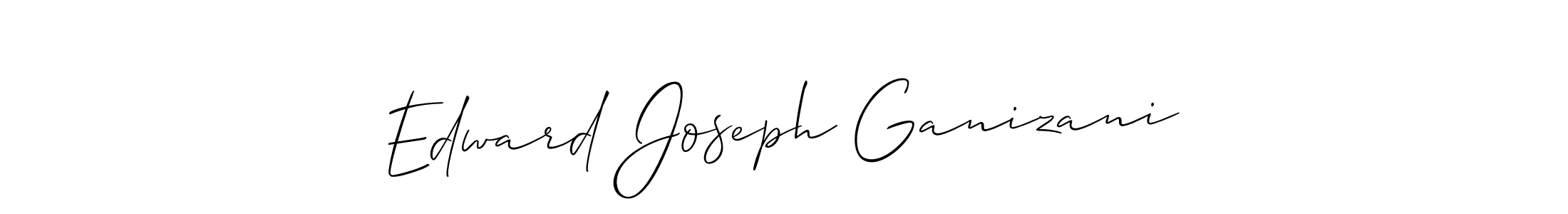 Similarly Allison_Script is the best handwritten signature design. Signature creator online .You can use it as an online autograph creator for name Edward Joseph Ganizani. Edward Joseph Ganizani signature style 2 images and pictures png