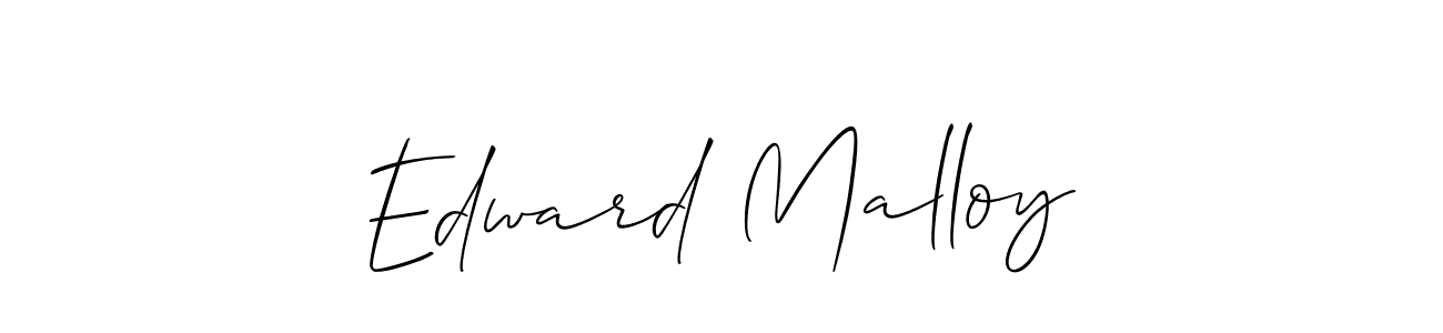 Also we have Edward Malloy name is the best signature style. Create professional handwritten signature collection using Allison_Script autograph style. Edward Malloy signature style 2 images and pictures png