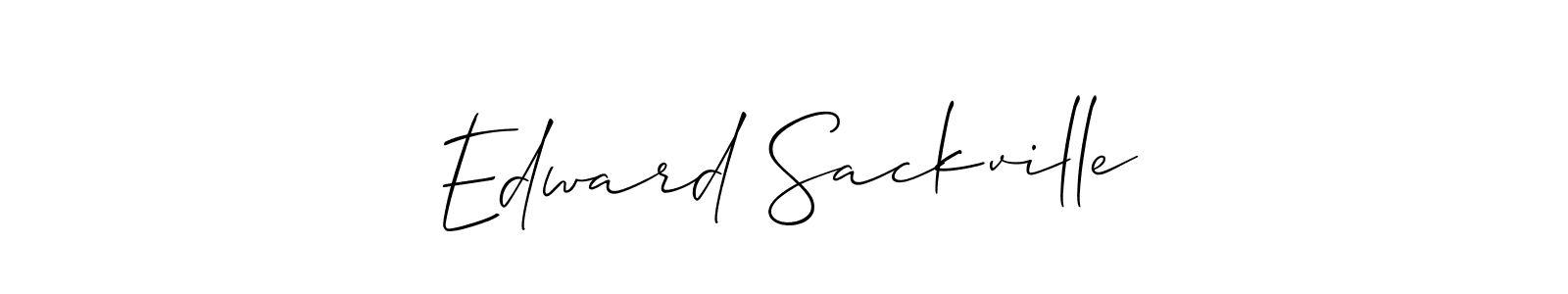 This is the best signature style for the Edward Sackville name. Also you like these signature font (Allison_Script). Mix name signature. Edward Sackville signature style 2 images and pictures png