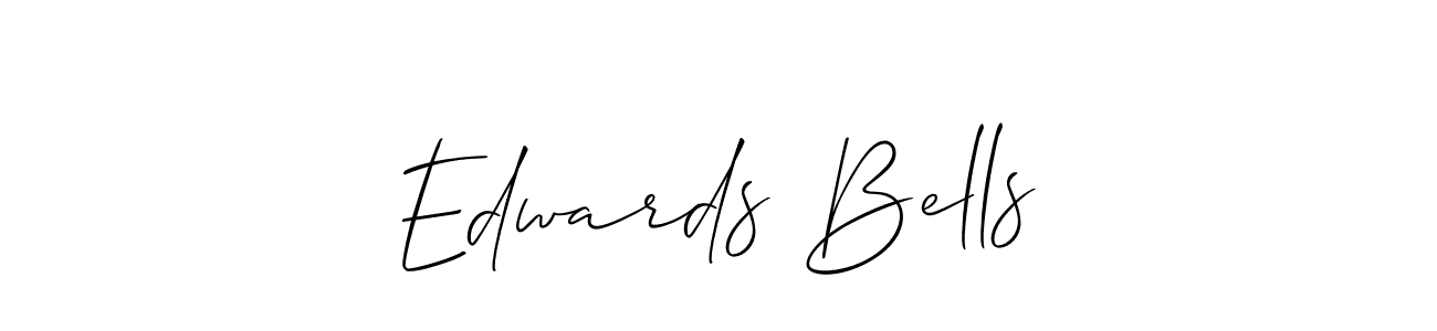 Check out images of Autograph of Edwards Bells name. Actor Edwards Bells Signature Style. Allison_Script is a professional sign style online. Edwards Bells signature style 2 images and pictures png