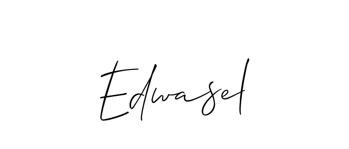 Allison_Script is a professional signature style that is perfect for those who want to add a touch of class to their signature. It is also a great choice for those who want to make their signature more unique. Get Edwasel name to fancy signature for free. Edwasel signature style 2 images and pictures png