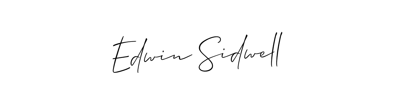 How to Draw Edwin Sidwell signature style? Allison_Script is a latest design signature styles for name Edwin Sidwell. Edwin Sidwell signature style 2 images and pictures png