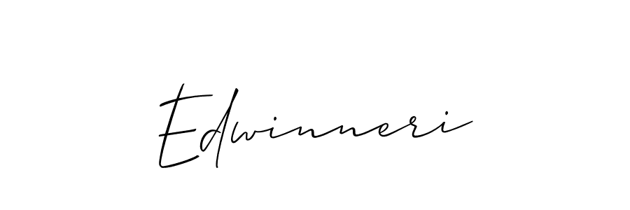 Create a beautiful signature design for name Edwinneri. With this signature (Allison_Script) fonts, you can make a handwritten signature for free. Edwinneri signature style 2 images and pictures png