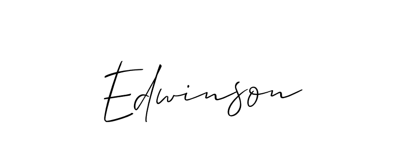 Also You can easily find your signature by using the search form. We will create Edwinson name handwritten signature images for you free of cost using Allison_Script sign style. Edwinson signature style 2 images and pictures png