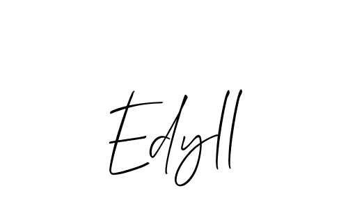 Make a beautiful signature design for name Edyll. Use this online signature maker to create a handwritten signature for free. Edyll signature style 2 images and pictures png