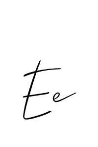 It looks lik you need a new signature style for name Ee. Design unique handwritten (Allison_Script) signature with our free signature maker in just a few clicks. Ee signature style 2 images and pictures png