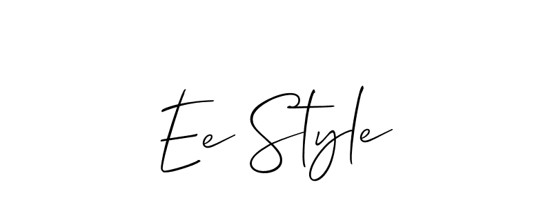 You should practise on your own different ways (Allison_Script) to write your name (Ee Style) in signature. don't let someone else do it for you. Ee Style signature style 2 images and pictures png