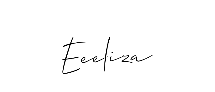 Also You can easily find your signature by using the search form. We will create Eeeliza name handwritten signature images for you free of cost using Allison_Script sign style. Eeeliza signature style 2 images and pictures png