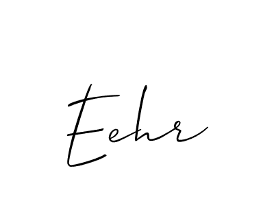 Make a beautiful signature design for name Eehr. With this signature (Allison_Script) style, you can create a handwritten signature for free. Eehr signature style 2 images and pictures png