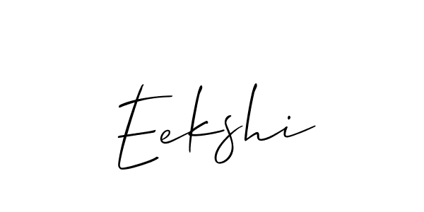 Make a beautiful signature design for name Eekshi. Use this online signature maker to create a handwritten signature for free. Eekshi signature style 2 images and pictures png
