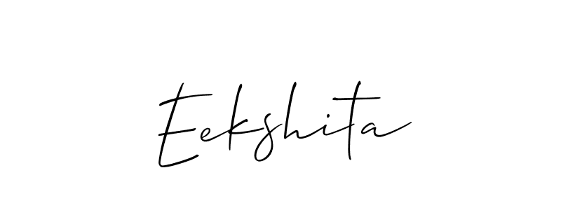 How to Draw Eekshita signature style? Allison_Script is a latest design signature styles for name Eekshita. Eekshita signature style 2 images and pictures png