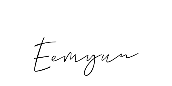 How to Draw Eemyun signature style? Allison_Script is a latest design signature styles for name Eemyun. Eemyun signature style 2 images and pictures png