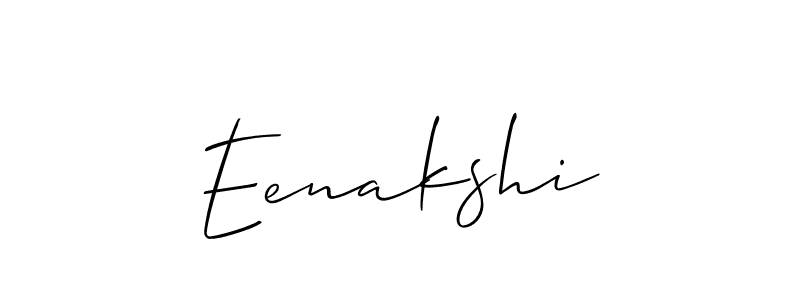 The best way (Allison_Script) to make a short signature is to pick only two or three words in your name. The name Eenakshi include a total of six letters. For converting this name. Eenakshi signature style 2 images and pictures png
