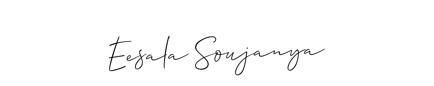 Check out images of Autograph of Eesala Soujanya name. Actor Eesala Soujanya Signature Style. Allison_Script is a professional sign style online. Eesala Soujanya signature style 2 images and pictures png