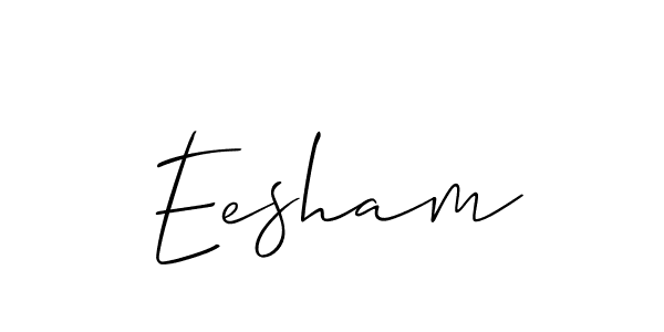 Make a short Eesham signature style. Manage your documents anywhere anytime using Allison_Script. Create and add eSignatures, submit forms, share and send files easily. Eesham signature style 2 images and pictures png