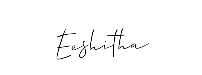 Also You can easily find your signature by using the search form. We will create Eeshitha name handwritten signature images for you free of cost using Allison_Script sign style. Eeshitha signature style 2 images and pictures png