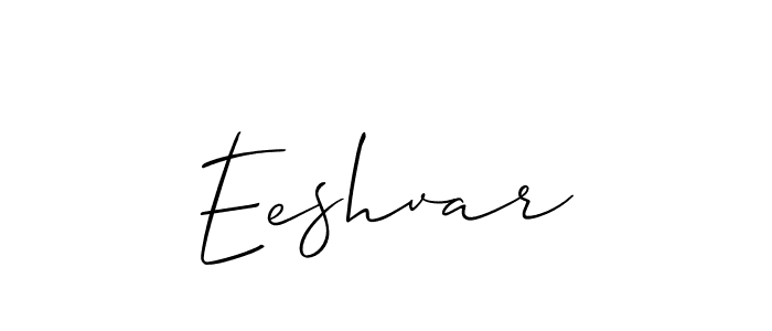 Create a beautiful signature design for name Eeshvar. With this signature (Allison_Script) fonts, you can make a handwritten signature for free. Eeshvar signature style 2 images and pictures png