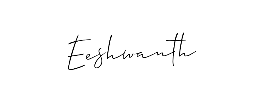 Also we have Eeshwanth name is the best signature style. Create professional handwritten signature collection using Allison_Script autograph style. Eeshwanth signature style 2 images and pictures png