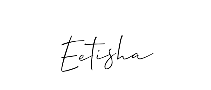 Here are the top 10 professional signature styles for the name Eetisha. These are the best autograph styles you can use for your name. Eetisha signature style 2 images and pictures png