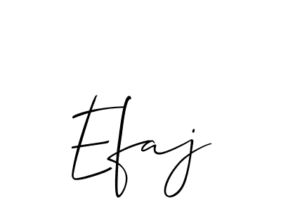 Make a short Efaj signature style. Manage your documents anywhere anytime using Allison_Script. Create and add eSignatures, submit forms, share and send files easily. Efaj signature style 2 images and pictures png