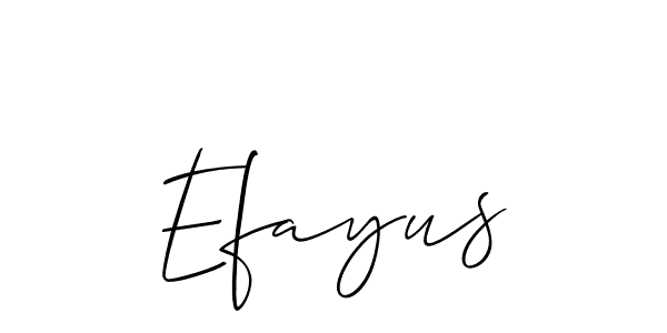 Make a beautiful signature design for name Efayus. Use this online signature maker to create a handwritten signature for free. Efayus signature style 2 images and pictures png