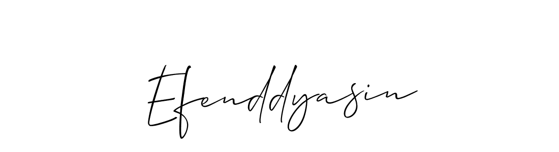 Make a short Efenddyasin signature style. Manage your documents anywhere anytime using Allison_Script. Create and add eSignatures, submit forms, share and send files easily. Efenddyasin signature style 2 images and pictures png