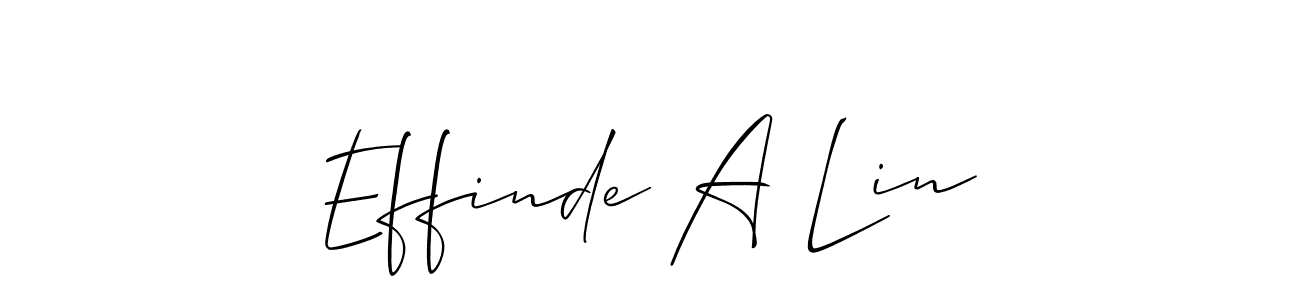 You can use this online signature creator to create a handwritten signature for the name Effinde A Lin. This is the best online autograph maker. Effinde A Lin signature style 2 images and pictures png