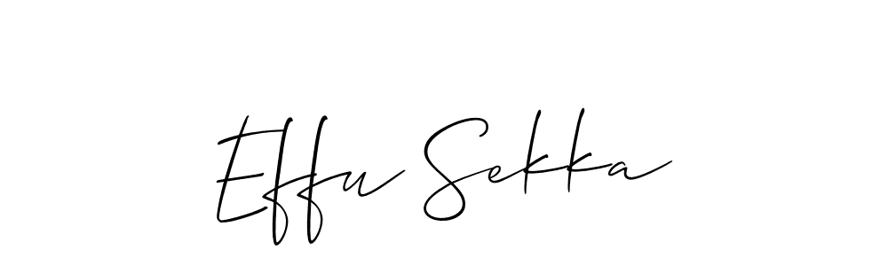 Also we have Effu Sekka name is the best signature style. Create professional handwritten signature collection using Allison_Script autograph style. Effu Sekka signature style 2 images and pictures png