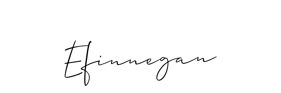 How to make Efinnegan signature? Allison_Script is a professional autograph style. Create handwritten signature for Efinnegan name. Efinnegan signature style 2 images and pictures png