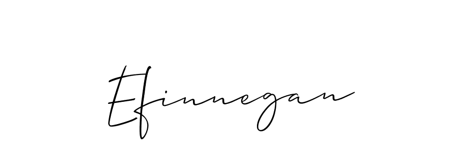 How to make Efinnegan signature? Allison_Script is a professional autograph style. Create handwritten signature for Efinnegan name. Efinnegan signature style 2 images and pictures png