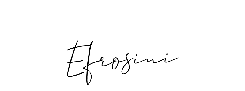 You should practise on your own different ways (Allison_Script) to write your name (Efrosini) in signature. don't let someone else do it for you. Efrosini signature style 2 images and pictures png