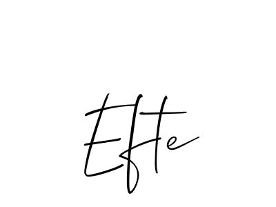 Also You can easily find your signature by using the search form. We will create Efte name handwritten signature images for you free of cost using Allison_Script sign style. Efte signature style 2 images and pictures png