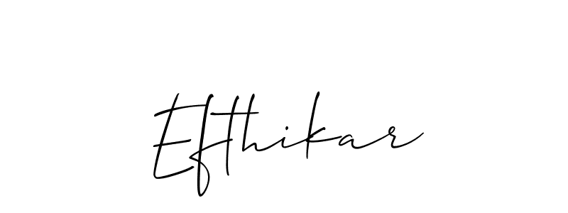 How to Draw Efthikar signature style? Allison_Script is a latest design signature styles for name Efthikar. Efthikar signature style 2 images and pictures png