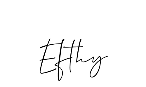 You can use this online signature creator to create a handwritten signature for the name Efthy. This is the best online autograph maker. Efthy signature style 2 images and pictures png