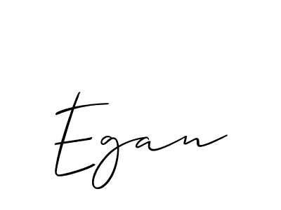 Make a short Egan signature style. Manage your documents anywhere anytime using Allison_Script. Create and add eSignatures, submit forms, share and send files easily. Egan signature style 2 images and pictures png