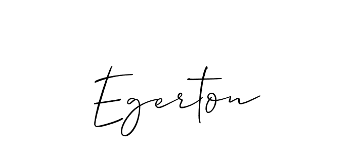 How to make Egerton name signature. Use Allison_Script style for creating short signs online. This is the latest handwritten sign. Egerton signature style 2 images and pictures png